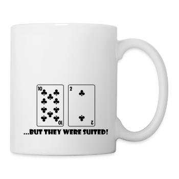 Poker ...but they were suited - Tasse - Weiß - Rechts