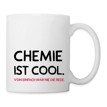 Chemie ist cool - Tasse - Weiß - Rechts