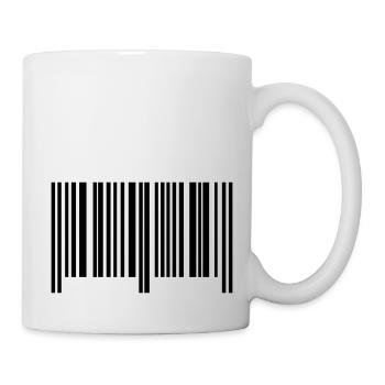 barcode symbol - Tasse - Weiß - Rechts