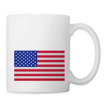 USA - United States of America - flag USA - - Mug blanc - blanc - Droite