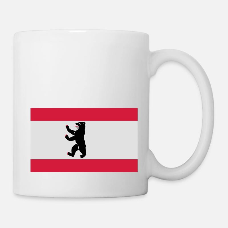 Flag of Berlin - Mug - white