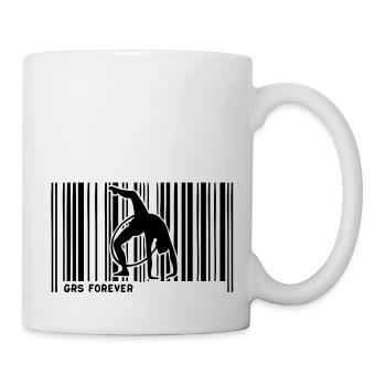 code barre grs gymnastique4 - Mug blanc - blanc - Droite
