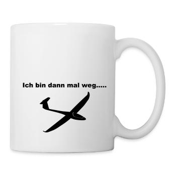 bin Segelfliegen Pilot - Tasse - Weiß - Rechts