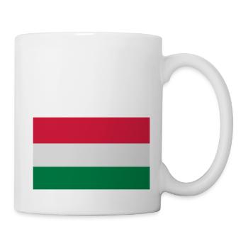 Flag Hungary - Magyar zászló - drapeau Hongrie - Mug blanc - blanc - Droite