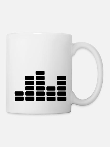 musique - Tasse - Weiß