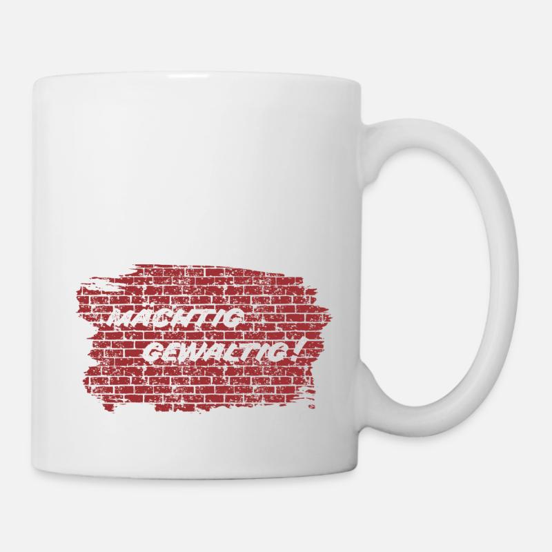 Kult - Mächtig gewaltig! - DDR TV - Tasse - Weiß