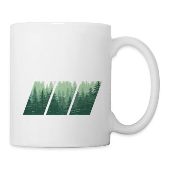 Des arbres - Mug blanc - blanc - Droite