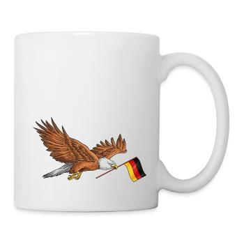 Deutscher Adler - Tasse - Weiß - Rechts