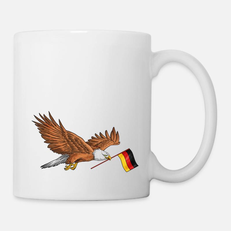 Deutscher Adler - Tasse - Weiß
