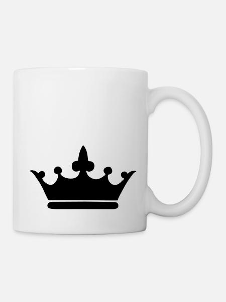 Krone - Tasse - Weiß