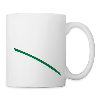 Vert tiret - Mug blanc - blanc - Droite