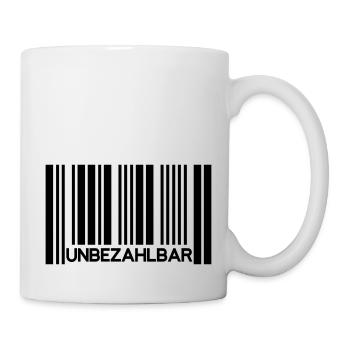 Unbezahlbar Barcode Preis Bester Beste Lieblings - Tasse - Weiß - Rechts
