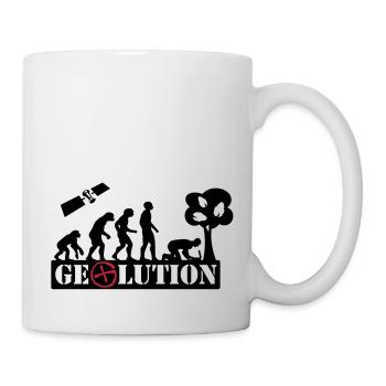 Geolution - 2color - 2O12 - Tasse - Weiß - Rechts