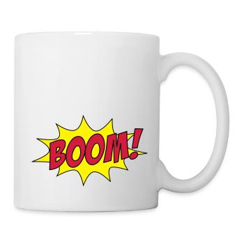 BOOM! - Tasse - Weiß - Rechts