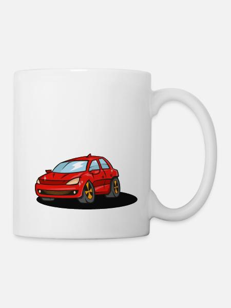 red_car - Mug blanc - blanc