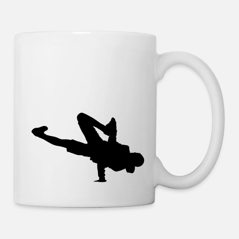 Breakdance Breaking B-Boying B-Girling Hip-Hop - Tasse - Weiß