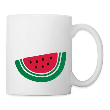 demi pastèque fruits-2 - Mug blanc - blanc - Droite