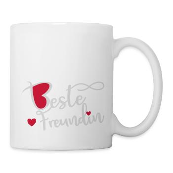 beste Freundin - Tasse - Weiß - Rechts