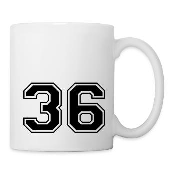 36 - Tasse - Weiß - Rechts