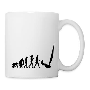 Evolution Segeln - Tasse - Weiß - Rechts
