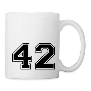 42 - Tasse - Weiß - Rechts