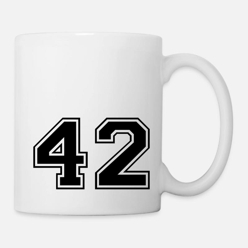 42 - Mug blanc - blanc