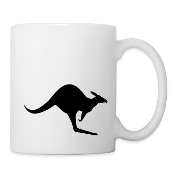 Kangaroo__V004 - Tasse - Weiß - Rechts