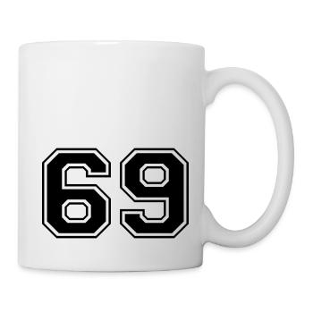 69 - Tasse - Weiß - Rechts