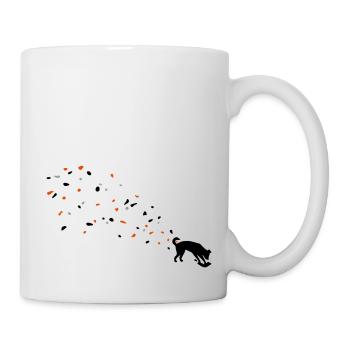 Hund Dreck - Tasse - Weiß - Rechts