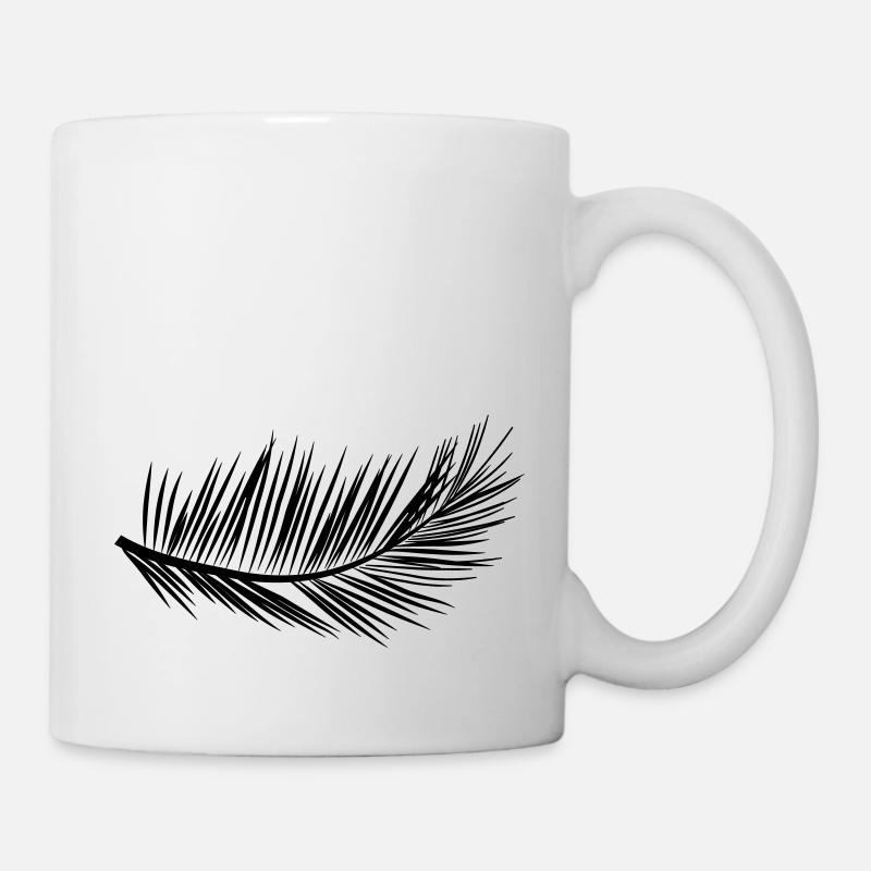 Palm leaf holiday gift idea - Mug - white