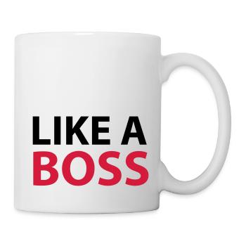 Like A boss - Mug - white - Right