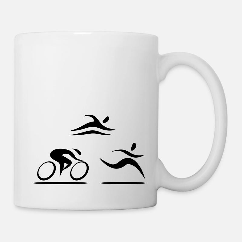 Triathlon - Mug blanc - blanc