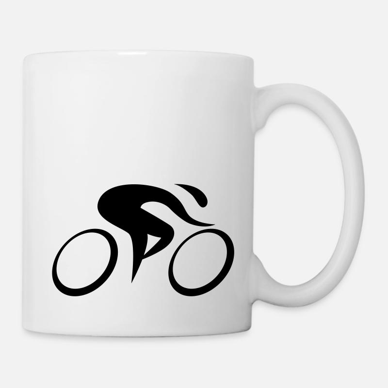 Rennrad - Tasse - Weiß