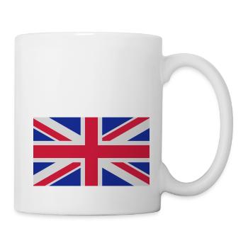 drapeau_royaume_uni - Mug blanc - blanc - Droite