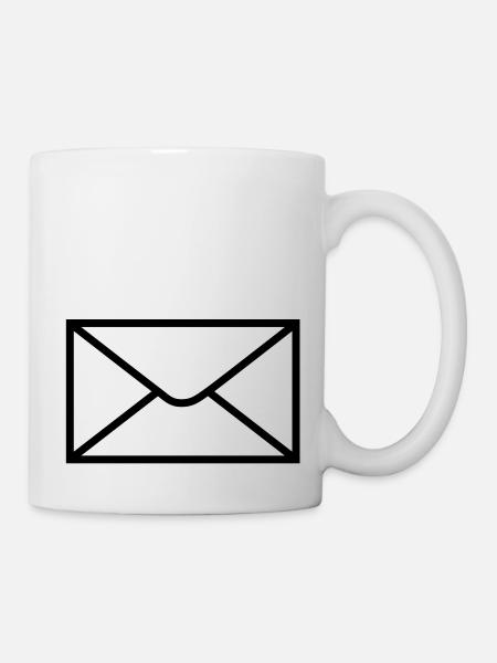 mail_post__f1 - Tasse - Weiß