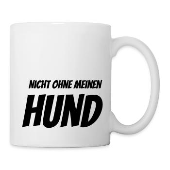 Not without my dog T-shirt gift - Mug - white - Right