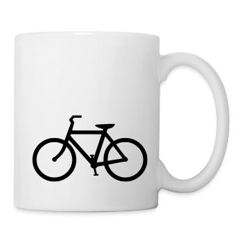 bicyclette - Mug blanc - blanc - Droite