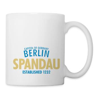 Capitol Of Germany Berlin - Spandau Established - Tasse - Weiß - Rechts