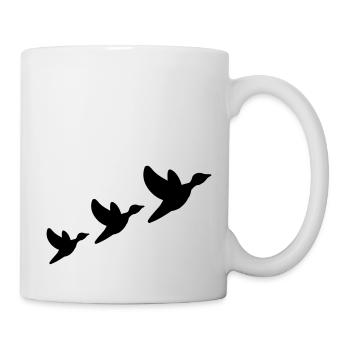 ducks - Tasse - Weiß - Rechts