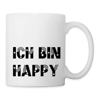 Je suis heureux - Mug blanc - blanc - Droite
