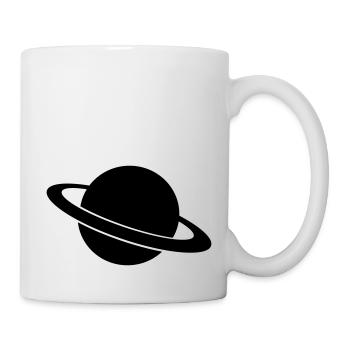 planeten - Tasse - Weiß - Rechts