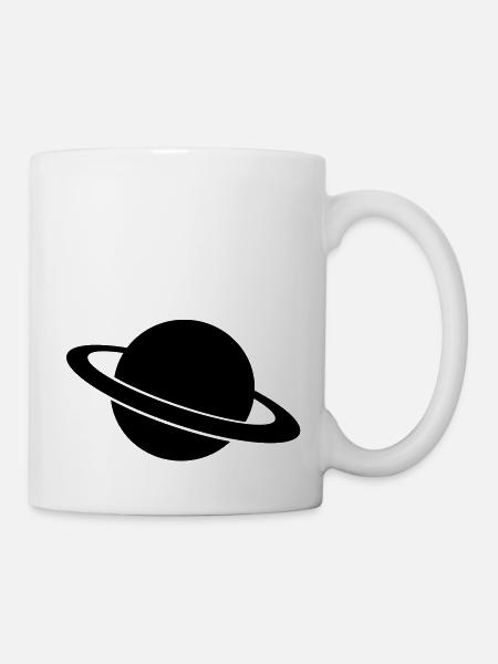 planeten - Tasse - Weiß