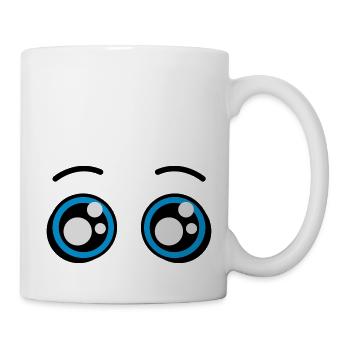 cute eyes - sweet eyes - Mug - white - Right