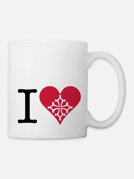 I love Occitan 2C - Mug - white