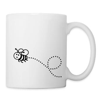 niedliche_biene___f1 - Mug blanc - blanc - Droite