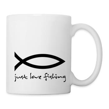 pêche - Mug blanc - blanc - Droite