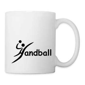 T-shirt de Handball - Handball - Mug blanc - blanc - Droite