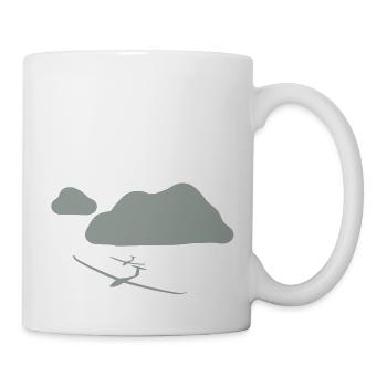 Vol à voile 4 - Mug blanc - blanc - Droite