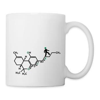 THC Molecule - Mug - white - Right