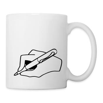 writer - Mug blanc - blanc - Droite